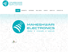 Tablet Screenshot of maheshwarielectronics.com